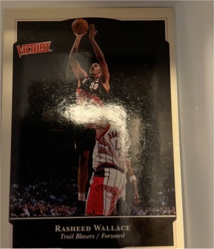 2003-04 Upper Deck Victory #77 Rasheed Wallace — front
