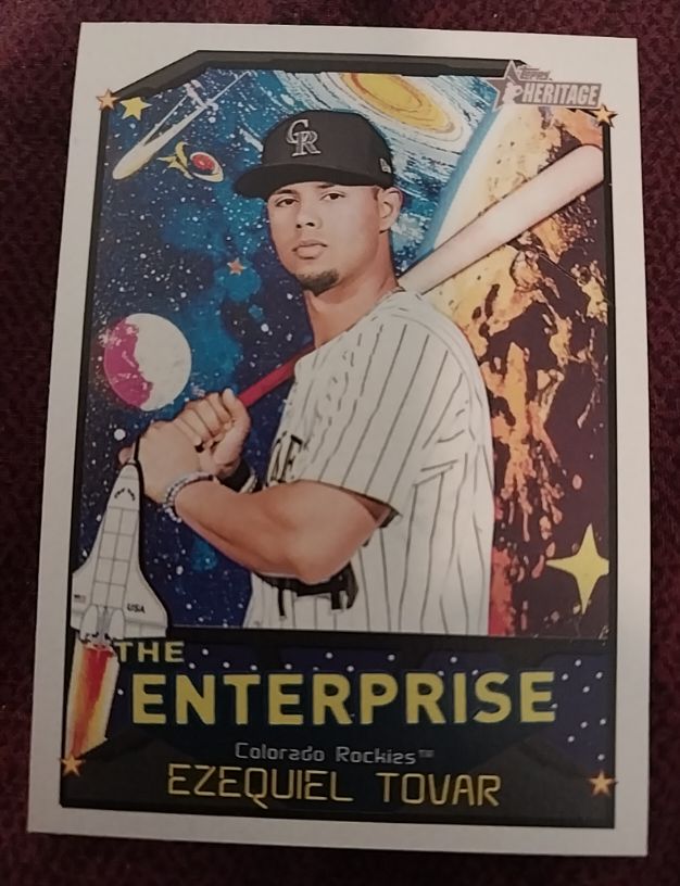 2026 Topps Heritage The Enterprise #TE-ET Ezequiel Tovar — front