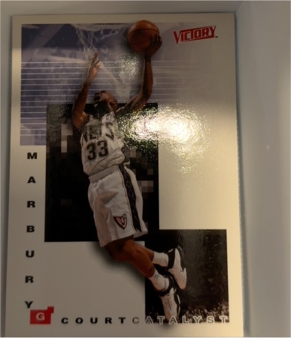1999-00 Victory Court Catalyst #334 Stephon Marbury — front