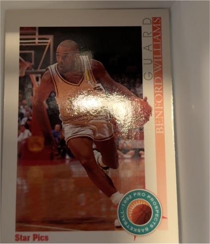1992 Star Pics #65 Benford Williams — front