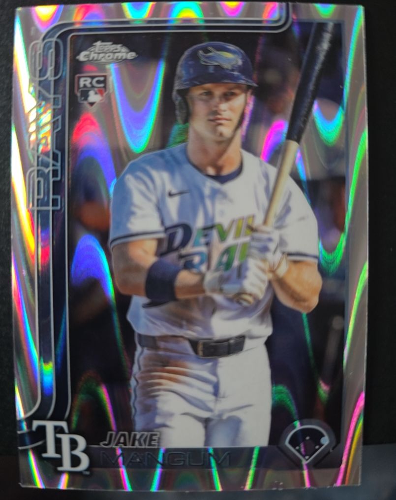 2025 Topps Chrome Update #USC176 Jake Mangum — front