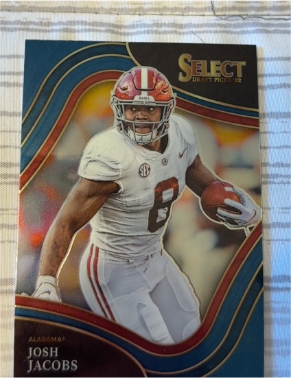 2022 Panini Select Draft Picks #179 Josh Jacobs — front