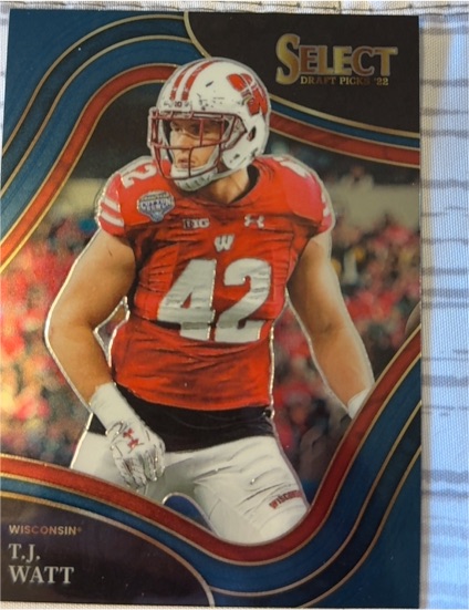 2022 Panini Select Draft Picks #34 T.J. Watt — front