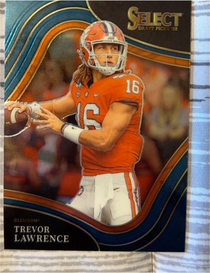 2022 Panini Select Draft Picks #136 Trevor Lawrence — front