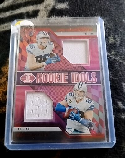 2023 Panini Illusions Rookie Idols Dual Memorabilia #RM-SW Jason Witten & Luke Schoonmaker — front