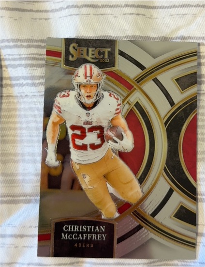 2023 Panini Select Premier Level #145 Christian McCaffrey — front
