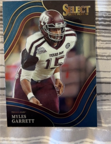 2022 Panini Select Draft Picks #152 Myles Garrett — front