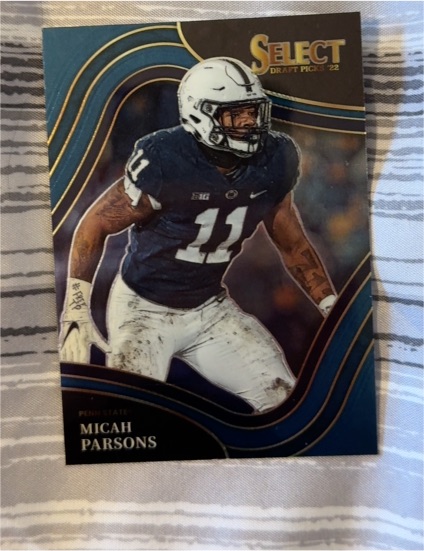 2022 Panini Select Draft Picks #176 Micah Parsons — front
