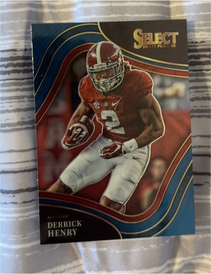 2022 Panini Select Draft Picks #127 Derrick Henry Alabama Crimson Tide — front