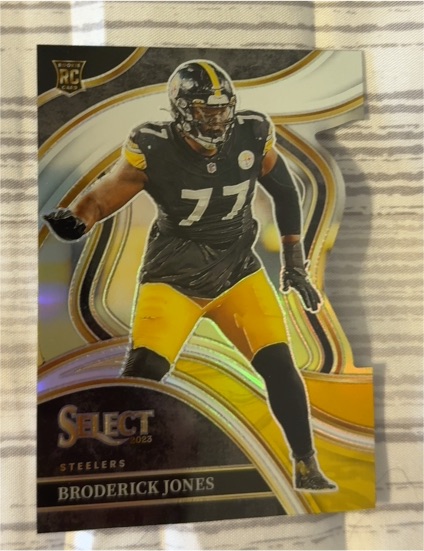 2023 Panini Select #292 Broderick Jones — front