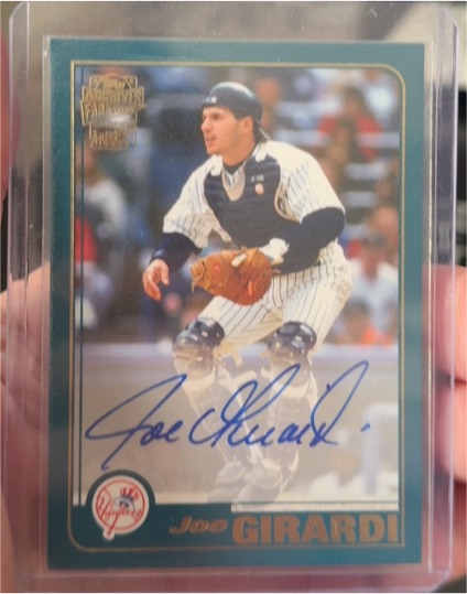1991 Topps #1 Joe Girardi — front