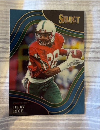 2022 Panini Select Draft Picks #148 Jerry Rice — front