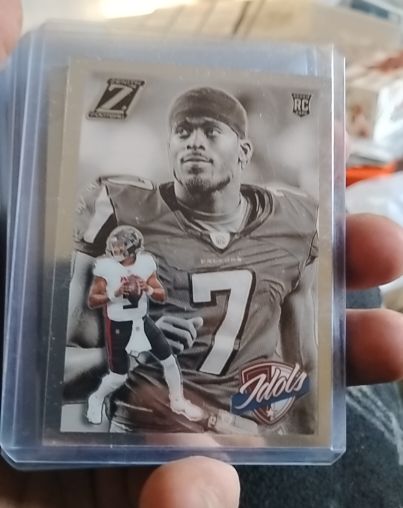 2024 Panini Zenith #10 Michael Penix Jr. / Michael Vick Idols — front