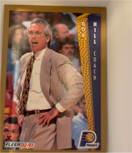 1992-93 Fleer #90 Bob Hill — front