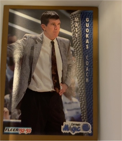 1992-93 Fleer #161 Matt Guokas Orlando Magic — front