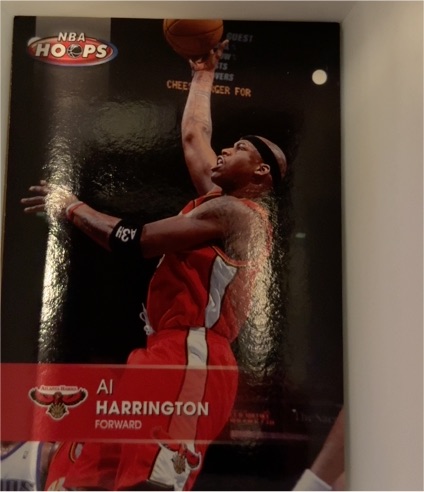 2005 NBA Hoops #2 Al Harrington — front