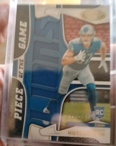 2022 Panini Certified Piece of the Game Relics #PG-AH Aidan Hutchinson — front