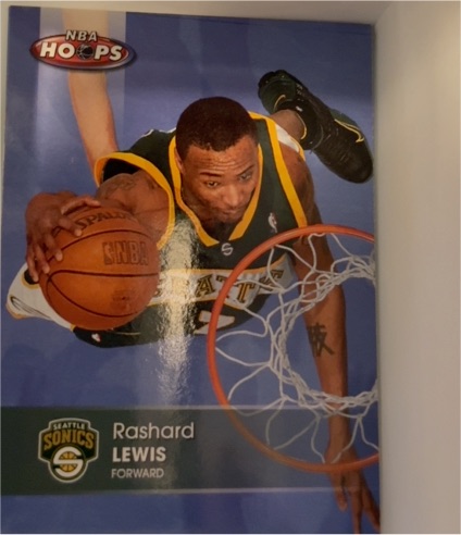 2005-06 NBA Hoops #124 Rashard Lewis — front