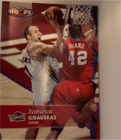 2005 NBA Hoops Zydrunas Ilgauskas — front