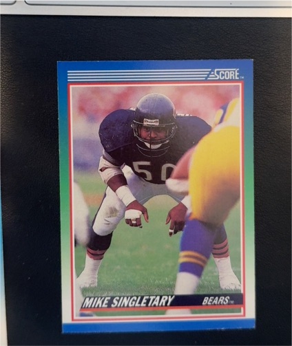 1990 Score #3 Mike Singletary — front