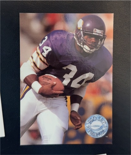 1991 Pro Set Platinum #135 Herschel Walker — front