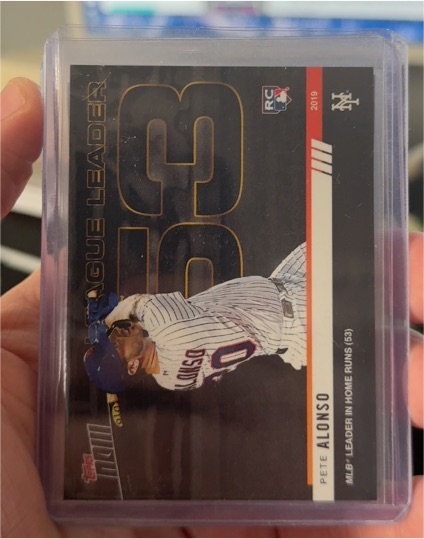 2019 Topps Now #930 Pete Alonso — front