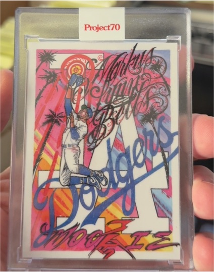 2021 Topps Project 70 #818 Mookie Betts by JK5 — front