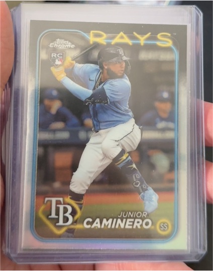 2024 Topps Chrome #213 Junior Caminero — front