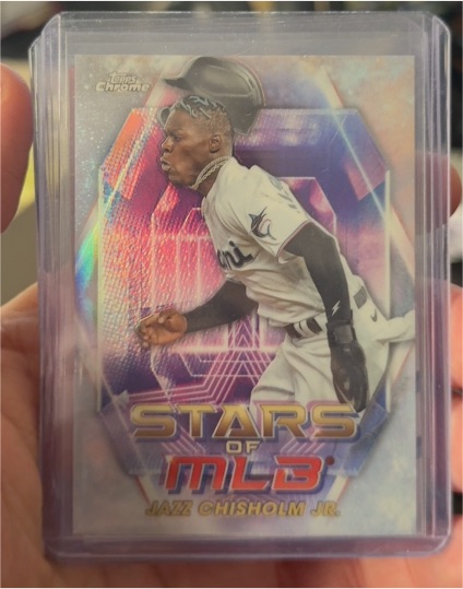 2023 Topps Chrome Stars of MLB #SMLBC-10 Jazz Chisholm Jr. — front