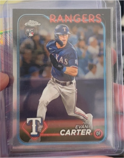 2024 Topps Chrome #136 Evan Carter — front