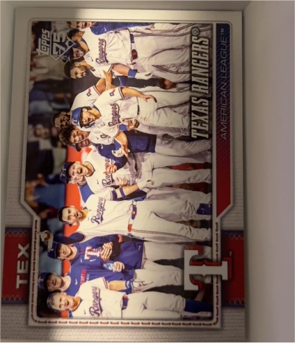 2026 Topps #258 Texas Rangers — front