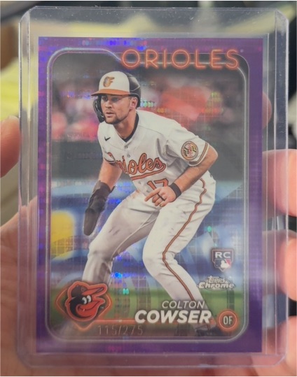 2024 Topps Chrome #278 Colton Cowser — front