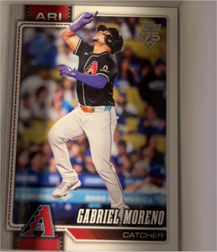 2026 Topps Series 1 #71 Gabriel Moreno — front
