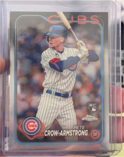 2024 Topps Chrome #16 Pete Crow-Armstrong Rookie Chicago Cubs — front