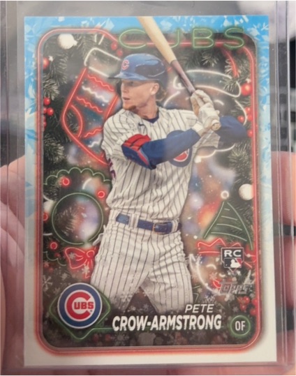 2024 Topps Holiday #H136 Pete Crow-Armstrong — front