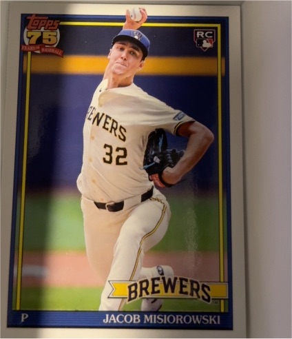 2026 Topps Series 1 #T91-74 Jacob Misiorowski — front