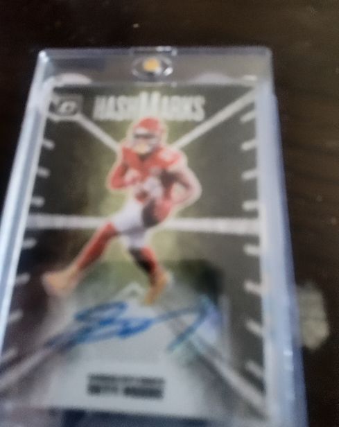 2024 Panini Donruss Optic Hash Marks Marvin Mims Auto — front