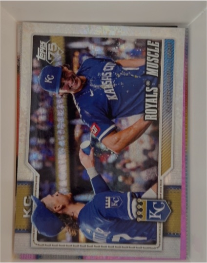 2026 Topps Series 1 #236 Royals Muscle Diamante Foil Bobby Witt Jr./Jac Caglianone — front