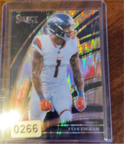 2025 Panini Select #210 Evan Engram — front