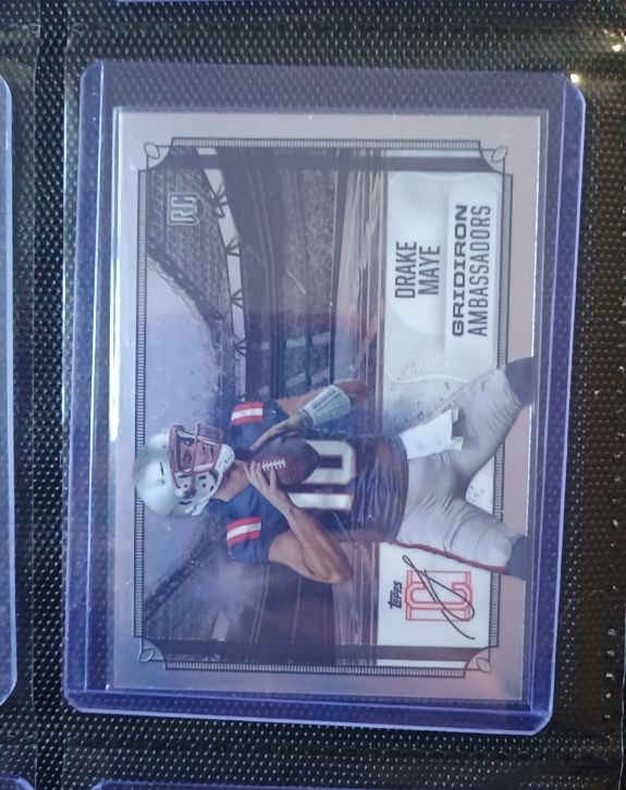 2024 Topps Signature Class #GA-3 Drake Maye — front