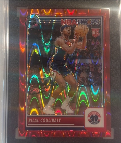 2023-24 Panini NBA Hoops Premium Stock #175 Bilal Coulibaly — front