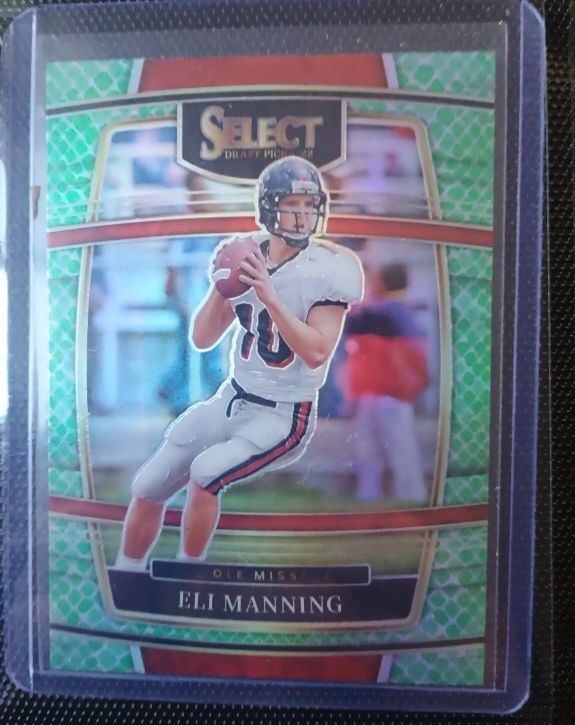 2022 Panini Select Draft Picks #91 Eli Manning Ole Miss Rebels — front