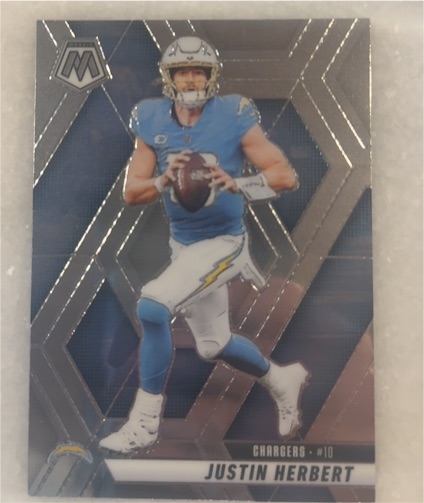 2025 Panini Mosaic #80 Justin Herbert — front