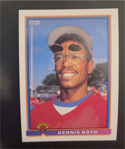 1991 Bowman #456 Dennis Boyd — front