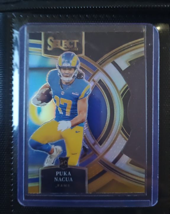2023 Panini Select #199 Puka Nacua Premier Level Rookie — front