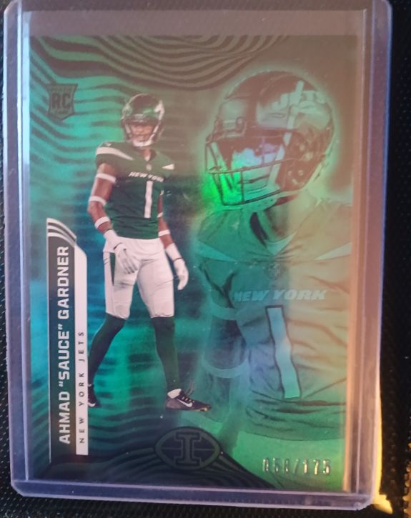 2022 Panini Illusions #21 Ahmad "Sauce" Gardner Rookie Card New York Jets — front