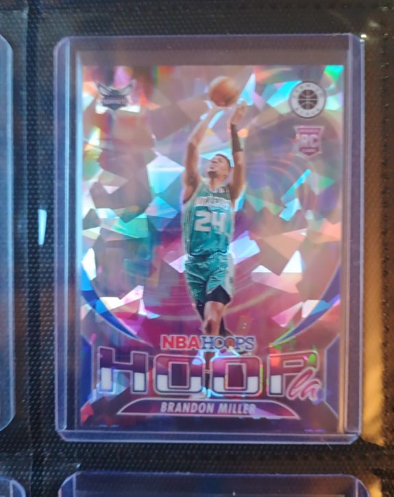 2023-24 Panini NBA Hoops Premium Stock #3 Brandon Miller — front
