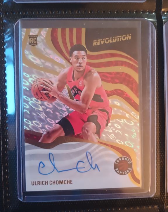 2024-25 Panini Revolution #RS-RIC Ulrich Chomche Revolution Signatures — front
