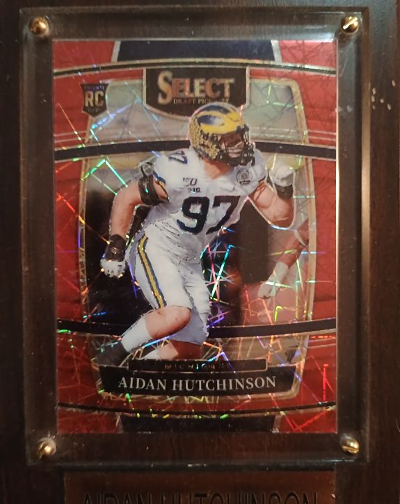 2022 Panini Select Draft Picks #33 Aidan Hutchinson — front