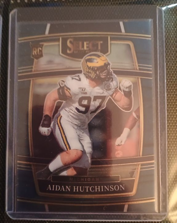 2022 Panini Select Draft Picks #33 Aidan Hutchinson — front